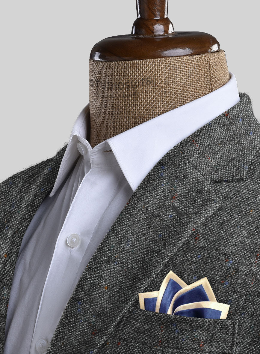 Caccioppoli Donegal Gray Tweed Jacket - StudioSuits