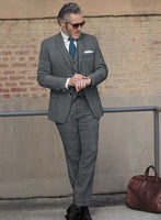 Caccioppoli Fina Gray Wool Suit - StudioSuits