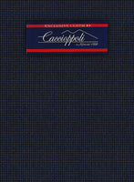 Caccioppoli Fresco Wool Blue Dimati Jacket - StudioSuits