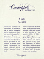Caccioppoli Fresco Wool Blue Feorra Suit - StudioSuits