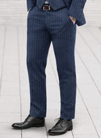 Caccioppoli Genio Blue Wool Suit - StudioSuits