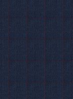 Caccioppoli Lavide Glen Blue Wool Suit - StudioSuits