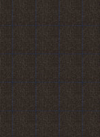 Caccioppoli Lenana Glen Brown Wool Suit - StudioSuits