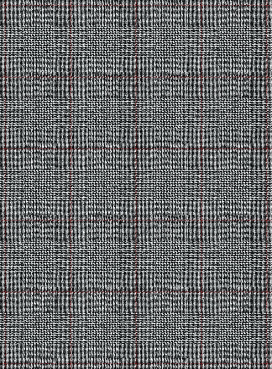 Caccioppoli Milaci Glen Gray Wool Pants - StudioSuits