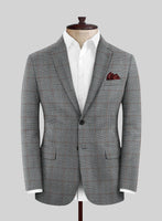 Caccioppoli Milaci Glen Gray Wool Suit - StudioSuits