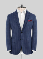 Caccioppoli Nuoa Blue Wool Jacket - StudioSuits
