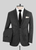 Caccioppoli Oenli Dark Gray Wool Suit - StudioSuits