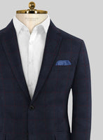 Caccioppoli Rorati Navy Blue Wool Jacket - StudioSuits