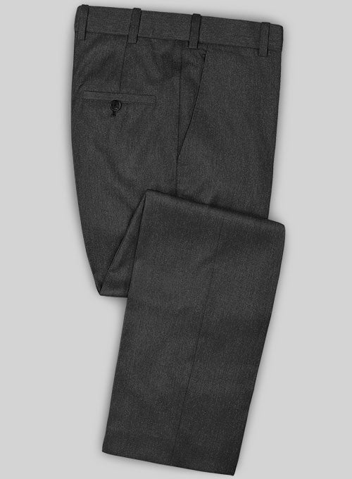 Caccioppoli Sun Dream Charcoal Wool Silk Suit - StudioSuits