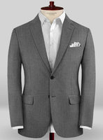 Caccioppoli Sun Dream Cilia Gray Wool Silk Jacket - StudioSuits