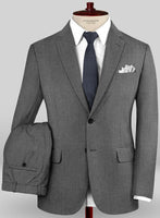 Caccioppoli Sun Dream Cilia Gray Wool Silk Suit - StudioSuits