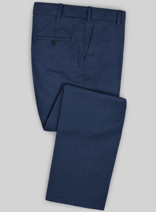 Caccioppoli Sun Dream Garcie Bottle Blue Wool Silk Suit - StudioSuits