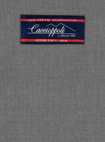 Caccioppoli Sun Dream Gray Wool Silk Jacket - StudioSuits