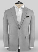 Caccioppoli Sun Dream Lotta Gray Wool Silk Jacket - StudioSuits