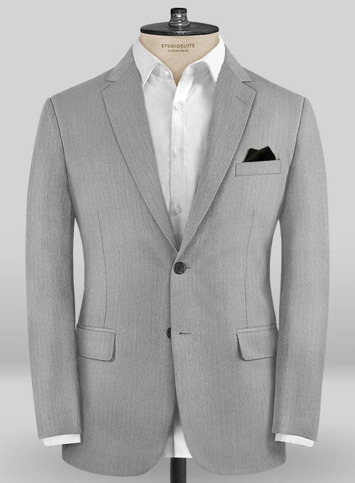 Caccioppoli Sun Dream Lotta Gray Wool Silk Suit - StudioSuits