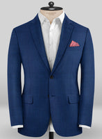 Caccioppoli Sun Dream Trippo Blue Wool Silk Suit - StudioSuits