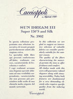 Caccioppoli Sun Dream Trippo Blue Wool Silk Suit - StudioSuits