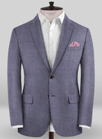 Caccioppoli Sun Dream Miola Blue Wool Silk Jacket - StudioSuits