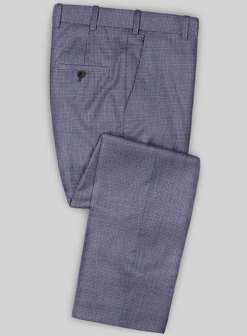 Caccioppoli Sun Dream Miola Blue Wool Silk Suit - StudioSuits