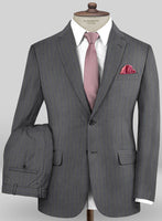 Caccioppoli Sun Dream Cisko Gray Wool Silk Suit - StudioSuits