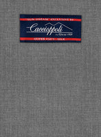 Caccioppoli Sun Dream Fenti Gray Wool Silk Pants - StudioSuits