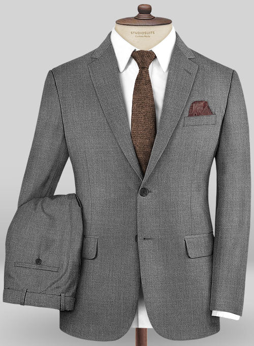 Caccioppoli Sun Dream Fenti Gray Wool Silk Suit - StudioSuits