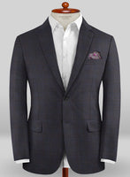 Caccioppoli Sun Dream Folli Gray Wool Silk Suit - StudioSuits