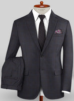 Caccioppoli Sun Dream Folli Gray Wool Silk Suit - StudioSuits