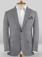 Caccioppoli Sun Dream Jappo Gray Wool Silk Jacket - StudioSuits