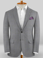 Caccioppoli Sun Dream Jappo Gray Wool Silk Suit - StudioSuits