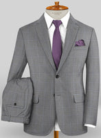 Caccioppoli Sun Dream Jappo Gray Wool Silk Suit - StudioSuits