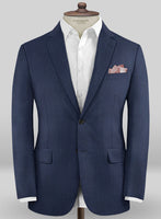 Caccioppoli Sun Dream Namuti Blue Wool Silk Jacket - StudioSuits