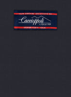 Caccioppoli Sun Dream Dark Navy Blue Wool Silk Jacket - StudioSuits