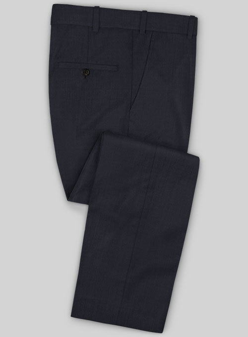 Caccioppoli Sun Dream Dark Navy Blue Wool Silk Suit – StudioSuits