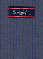 Caccioppoli Sun Dream Poreli Blue Wool Silk Jacket - StudioSuits