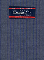 Caccioppoli Sun Dream Poreli Blue Wool Silk Suit - StudioSuits