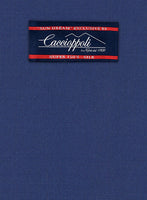 Caccioppoli Sun Dream Royal Blue Wool Silk Pants - StudioSuits