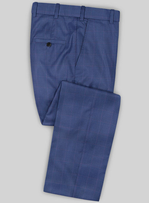 Caccioppoli Sun Dream Serari Blue Wool Silk Suit - StudioSuits