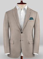 Caccioppoli Sun Dream Sinipo Brown Wool Silk Jacket - StudioSuits