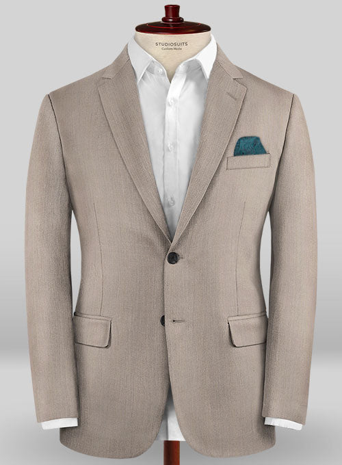 Caccioppoli Sun Dream Sinipo Brown Wool Silk Suit - StudioSuits