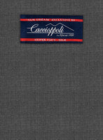 Caccioppoli Sun Dream Sojera Charcoal Wool Silk Jacket - StudioSuits