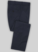 Caccioppoli Sun Dream Zicci Blue Wool Silk Pants - StudioSuits