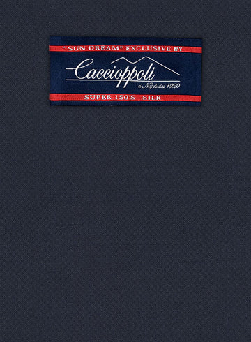 Caccioppoli Sun Dream Zicci Blue Wool Silk Suit - StudioSuits