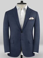 Caccioppoli Sun Dream Zoncci Blue Wool Silk Jacket - StudioSuits