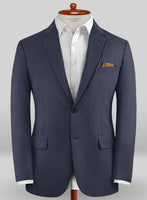 Caccioppoli Sun Dream Zorati Blue Wool Silk Jacket - StudioSuits