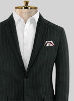 Caccioppoli Udia Dark Green Wool Suit - StudioSuits