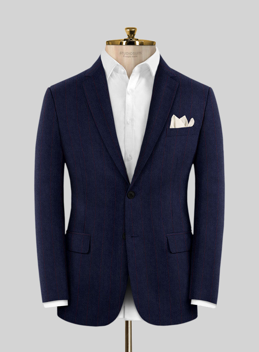 Caccioppoli Utoroa Blue Wool Suit - StudioSuits