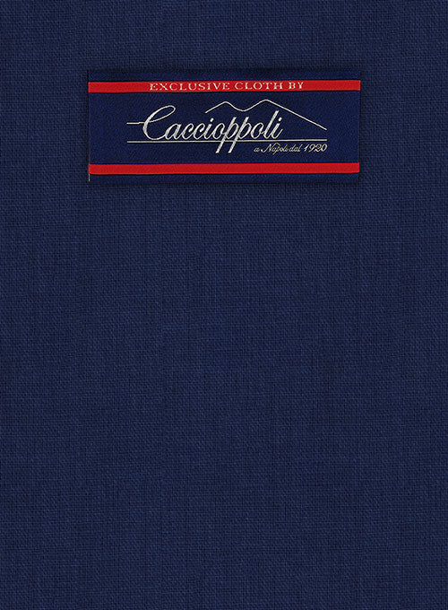 Caccioppoli Wool Blue Alista Jacket - StudioSuits