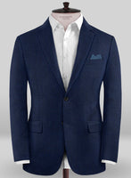 Caccioppoli Wool Blue Chebio Jacket - StudioSuits