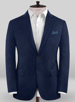 Caccioppoli Wool Blue Chebio Suit - StudioSuits